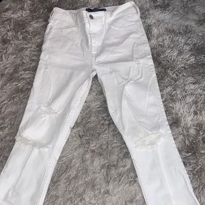 Hollister White Skinny Jeans